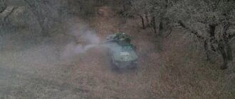 Работу экипажей «Тайфуна-ВДВ» по позициям украинских боевиков впервые показали на видео